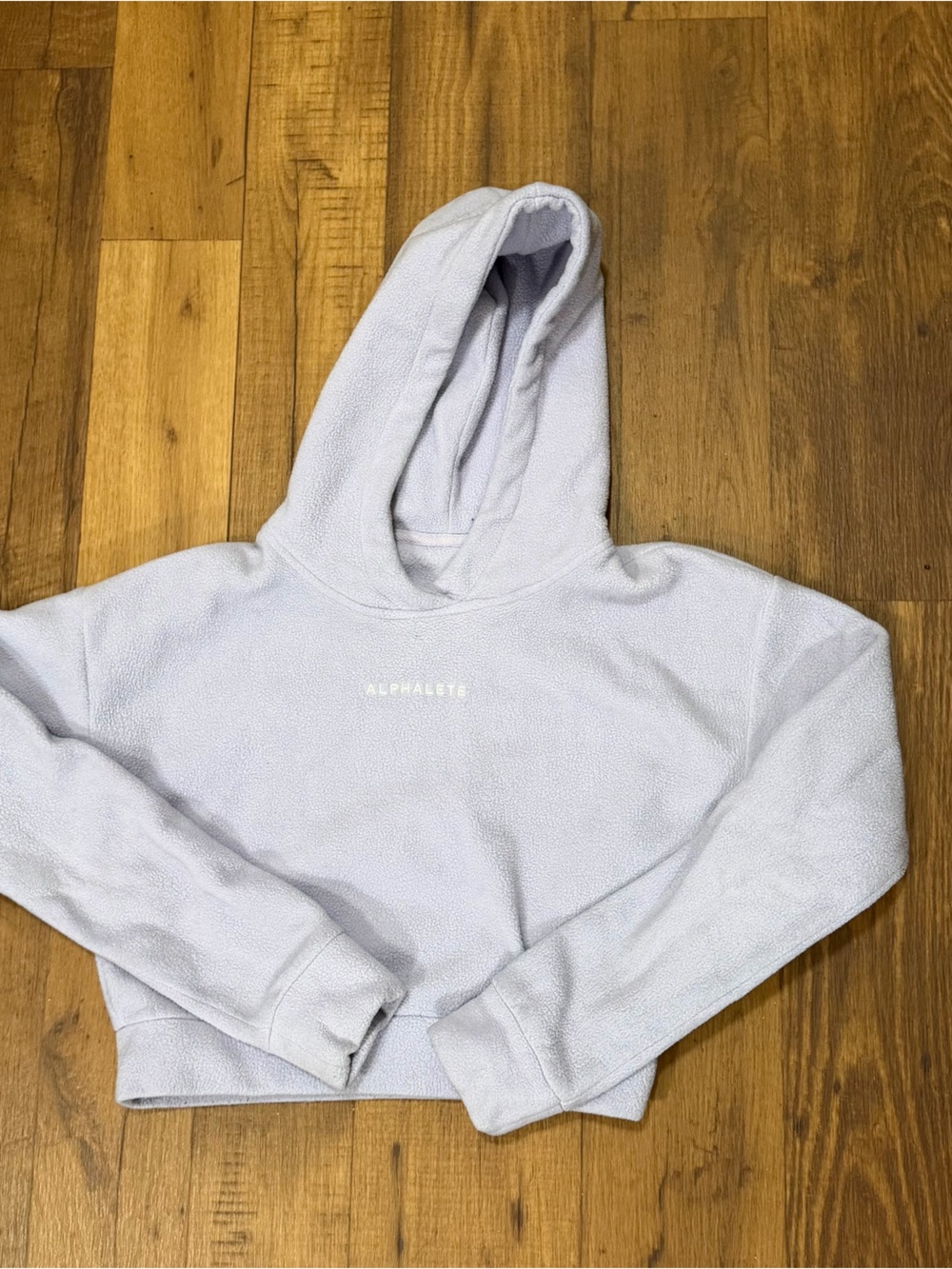 Alphalete Light Lavender Cozy Hooded Throw Blanket